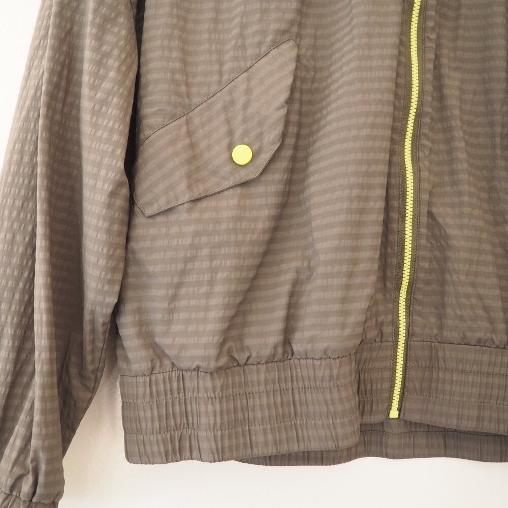 !! Zuda Fortitude Olive Green Windbreaker Lightweight Bomber Jacket sz S - Picture 4 of 7